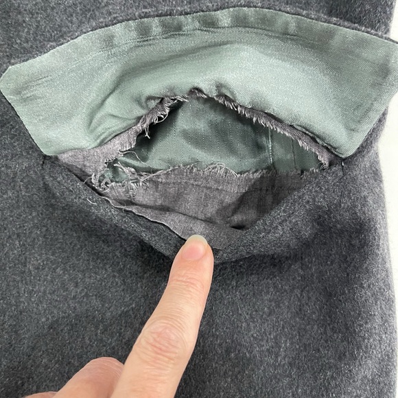 Joseph & Lyman Men's 100% Cashmere Sport Coat Blazer Charcoal Jacket Dark Gray - Picture 13 of 15